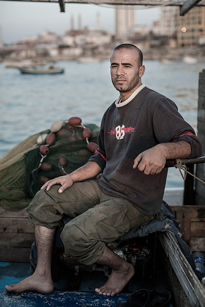 Gaza fishermen: Naim Abu Amira