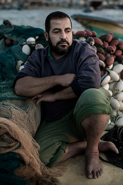 Gaza fishermen: Mahmoud Abu Amira