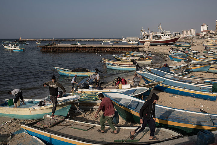 Gaza fishermen: Fishermen