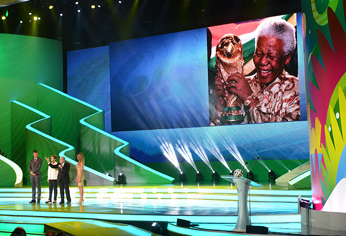 Celebrating Mandela Brazil 2014 - World Cup Draw