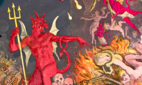 Satan Ruling Victims of Hell