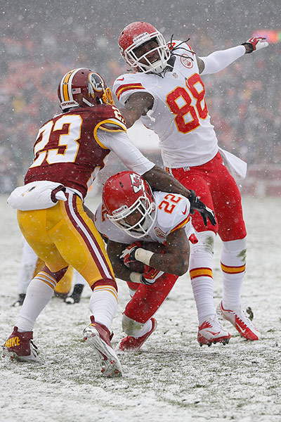 nfl: Dexter McCluster, DeAngelo Hall, Junior Hemingway