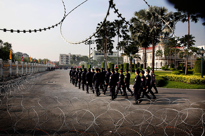 Paul Walker memorial: Thai police march inside Government house