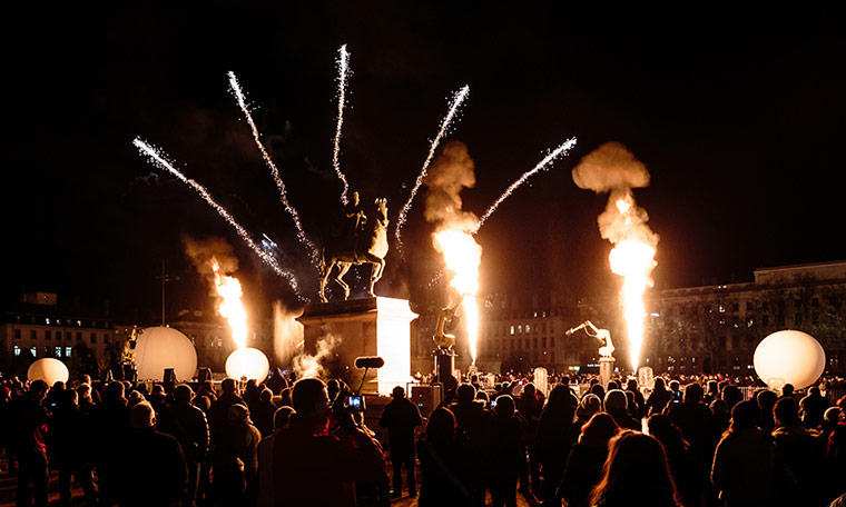 Lyon Festival of Lights: Bellecour, Lyon Festival of Lights