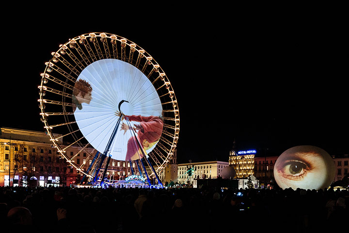 Lyon Festival of Lights: Bellecour, Lyon Festival of Lights