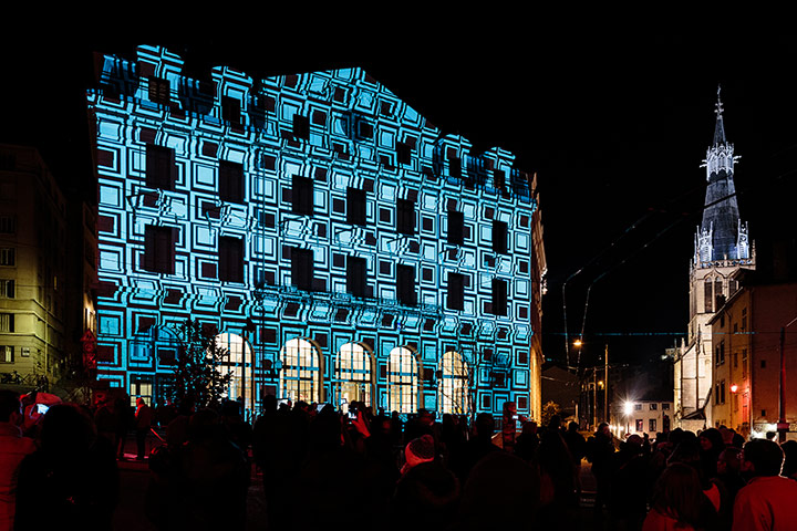 Lyon Festival of Lights: Gare Saint-Paul, Lyon Festival of Lights