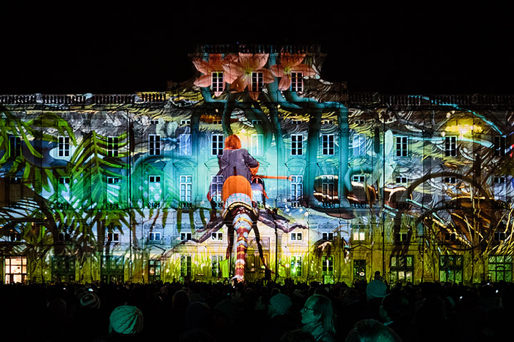 Lyon Festival of Lights: Place des Terreaux, Lyon Festival of Lights