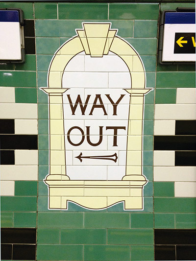 tube: Way out