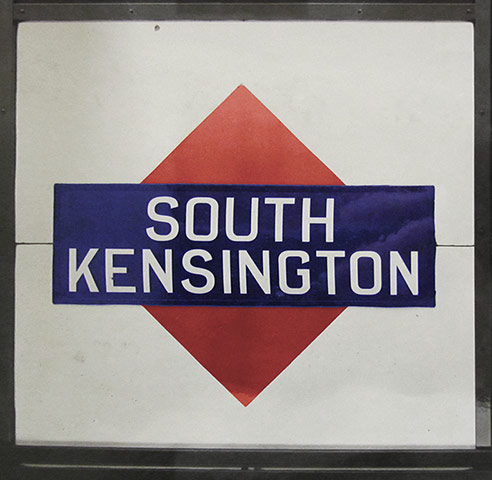 tube: South Kensington diamond