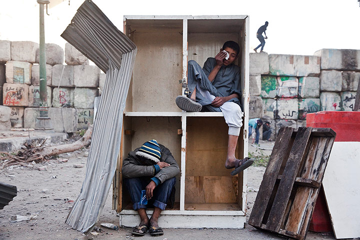 20 Photos: Egypt - Cairo Clashes on the 2nd Anniversary of the Revolution