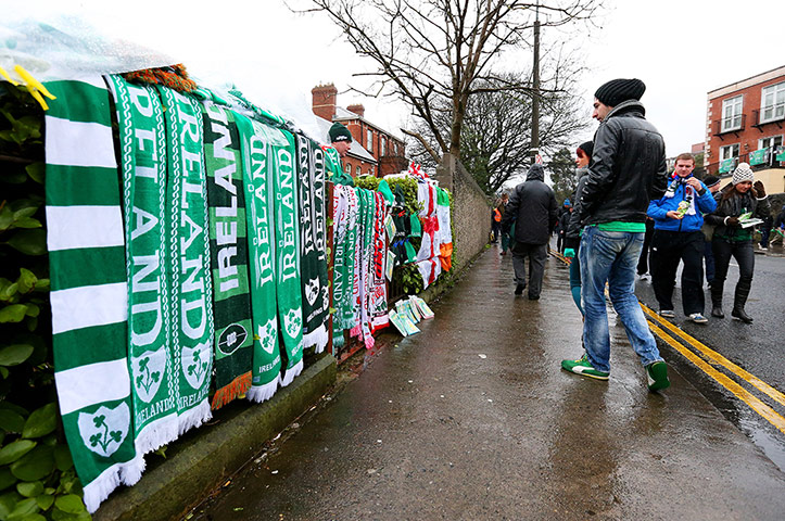 rugby union: Ireland v England - RBS Six Nations