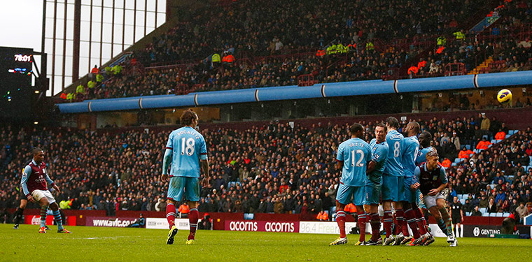 football: Aston Villa's N'Zogbia