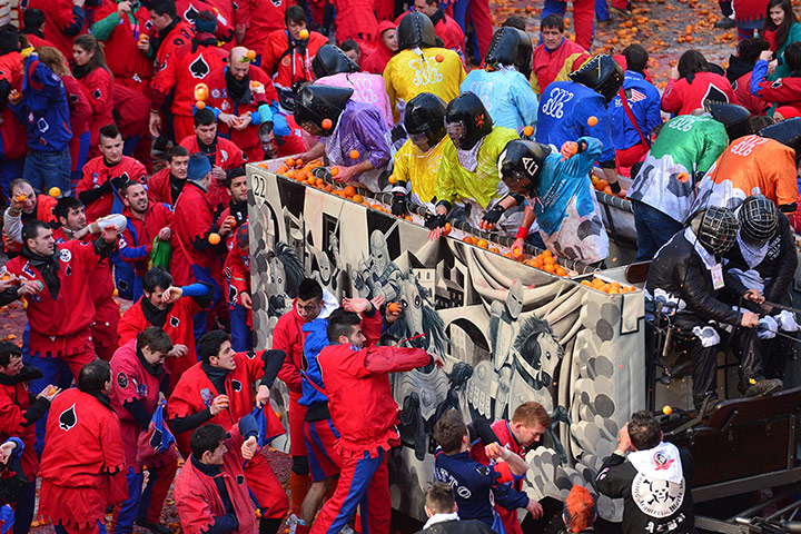 Orange fight in Turin: Orange fight in Turin