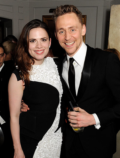 BAFTA after party: Hayley Atwell and Tom Hiddleston at the Weinstein afterparty