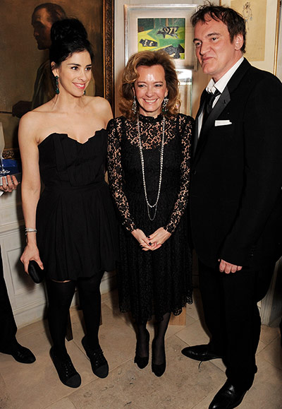 BAFTA after party: Sarah Silverman, Caroline Scheufele and Quentin Tarantino 