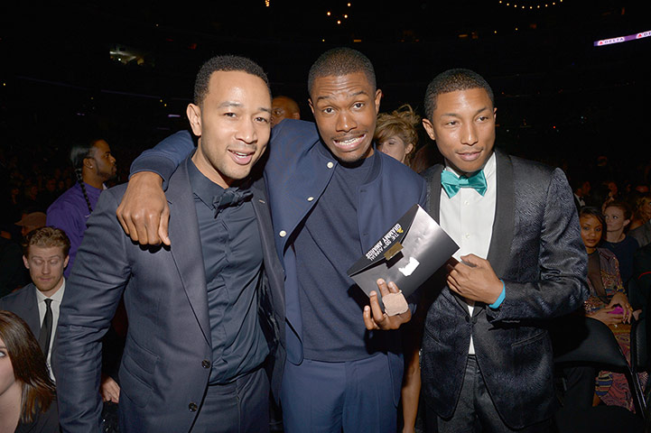 Grammy: John Legend, Frank Ocean, and Pharrell Williams