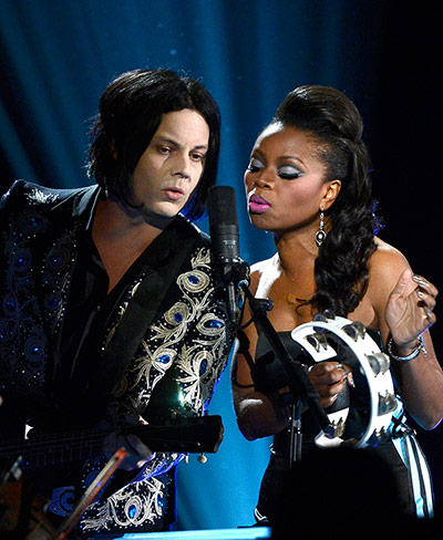 Grammy: Jack White and Ruby Amanfu 