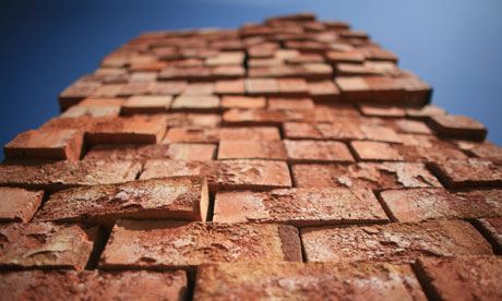 house building bricks in a pile