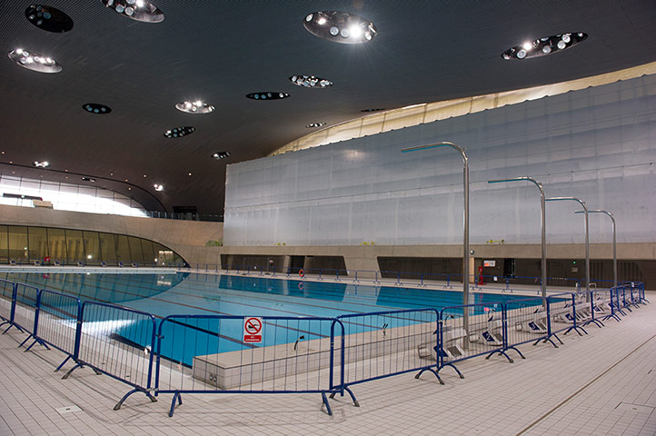 Olympic Park in 2013: Inside the Aquatics Centre