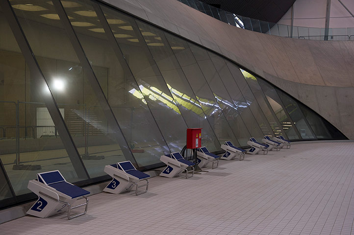 Olympic Park in 2013: Starting blocks