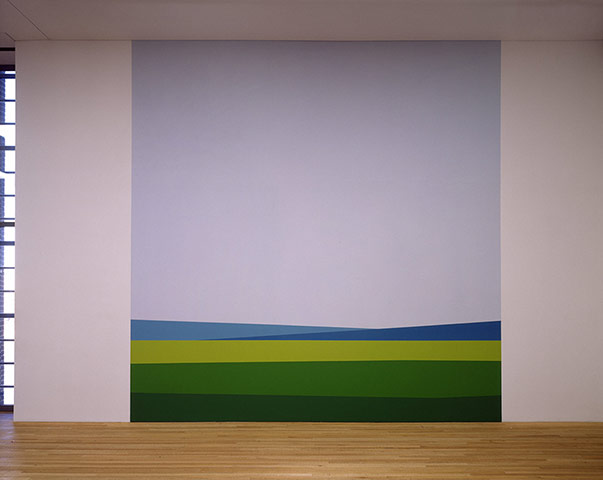 Landscape at the Tate: Julian Opie, There are Hills in the Distance, c. 1996