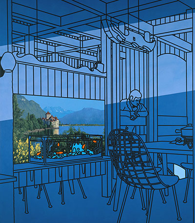Landscape at the Tate: Patrick Caulfield, After Lunch, 1975 