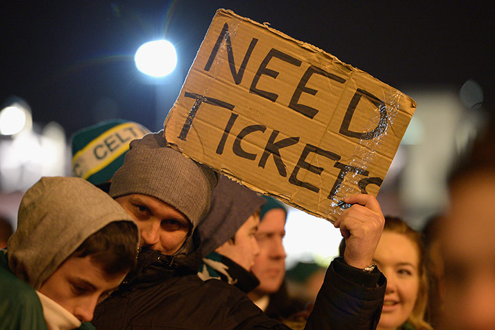 Tuesday Champions League: Celtic fan