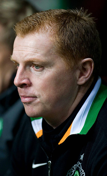 Tuesday Champions League2: Celtic manager Neil Lennon looks pensive