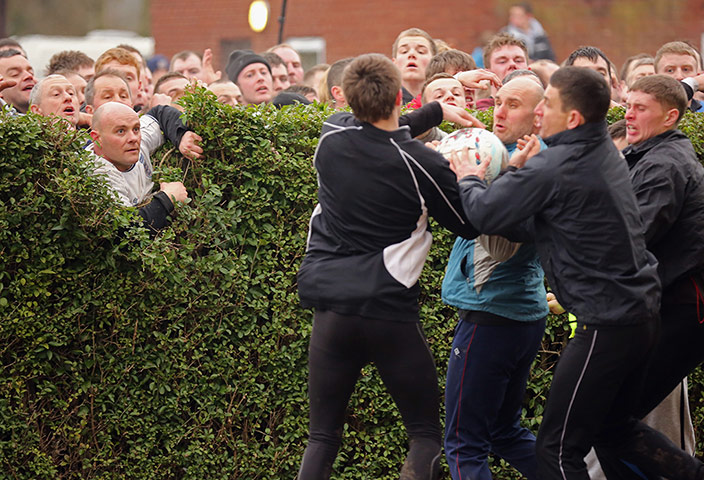 Ashbourne Shrovetide : Front garden 