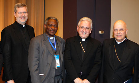 Peter Turkson, second left