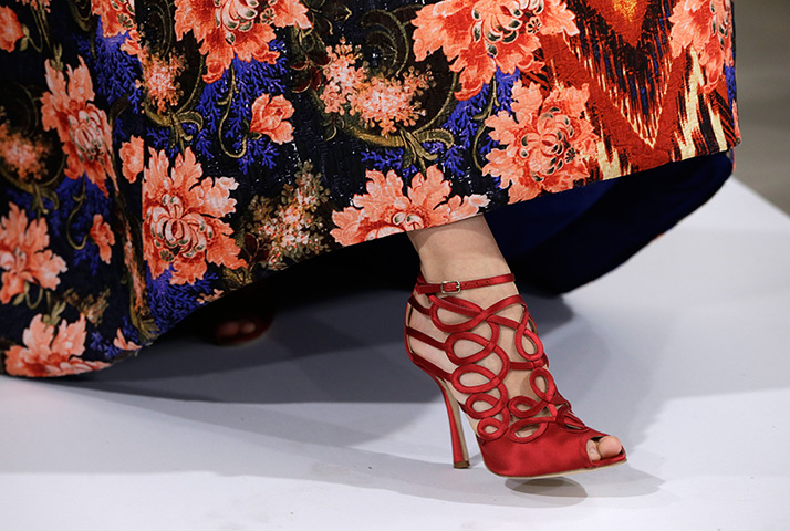 oscar de la renta at nfw: Fashion from the Oscar de la Renta Fall 2013 show 