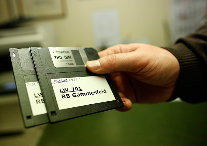 Germany's smallest bank: The latest floppy disks at the bank