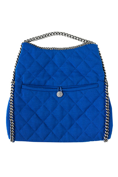 Accessories col fashion: blue bag chain handle