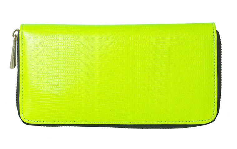 Accessories col fashion: lime green wallet