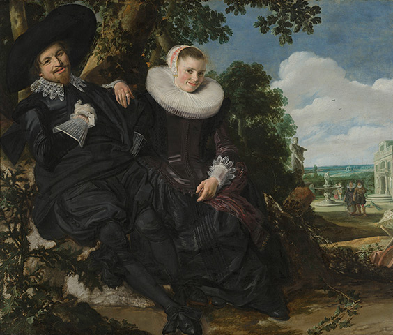 Love artworks: Wedding portrait of Abrahamsz Massa and Beatrix van der Laen