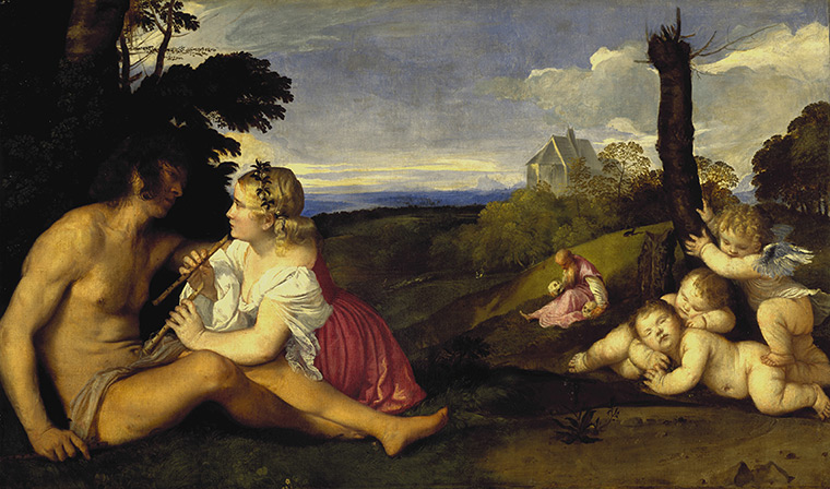 Love artworks: The Three Ages of Man (c1512-14) by Titian 