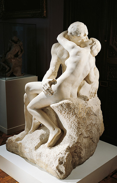 Love artworks: The Kiss (1888-89) by Auguste Rodin