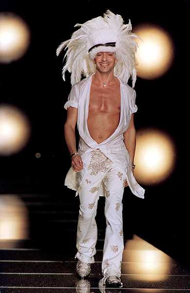 John Galliano: John Galliano in 2002