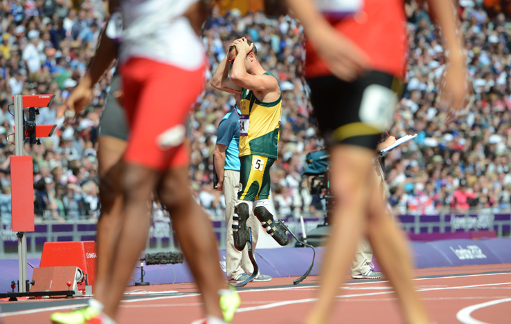 The athlete Oscar Pistorius