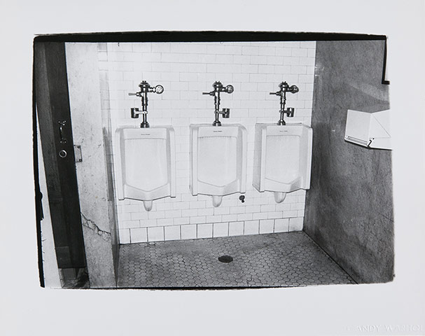 Warhol Photography: Urinals