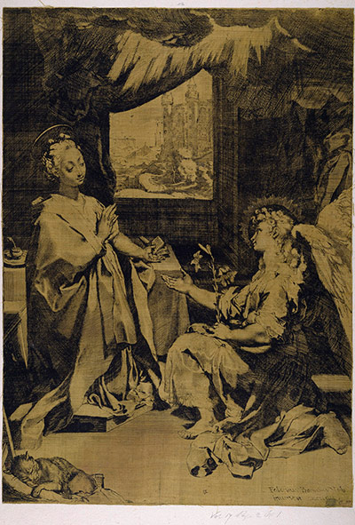 Federico Barocci: Annunciation, State 2 by Barocci