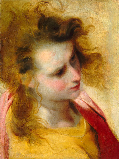 Federico Barocci: Head study for Saint John the Evangelist by Barocci