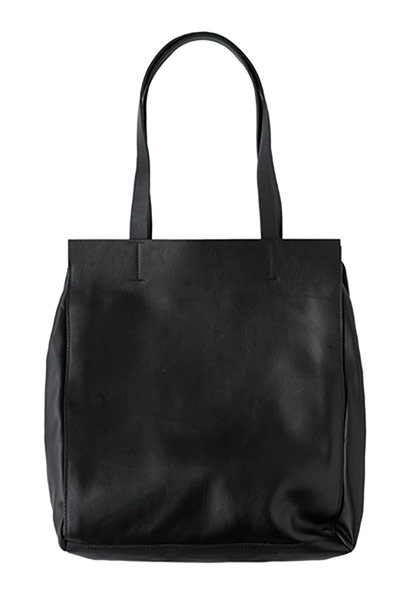 Accessories Monochrome: Black tote bag