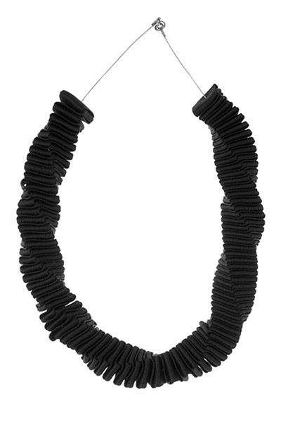 Accessories Monochrome: Black necklace