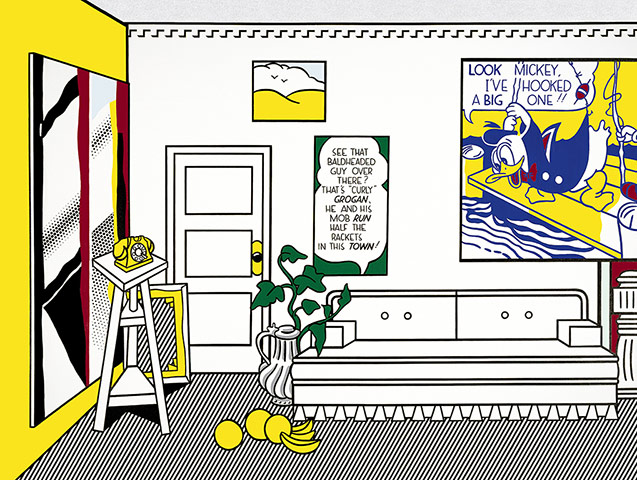 Roy Lichtenstein : Artist's Studio No. 1 by Roy Lichtenstein 