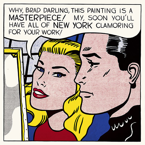 Roy Lichtenstein : Masterpiece 1962  by Roy Lichtenstein 