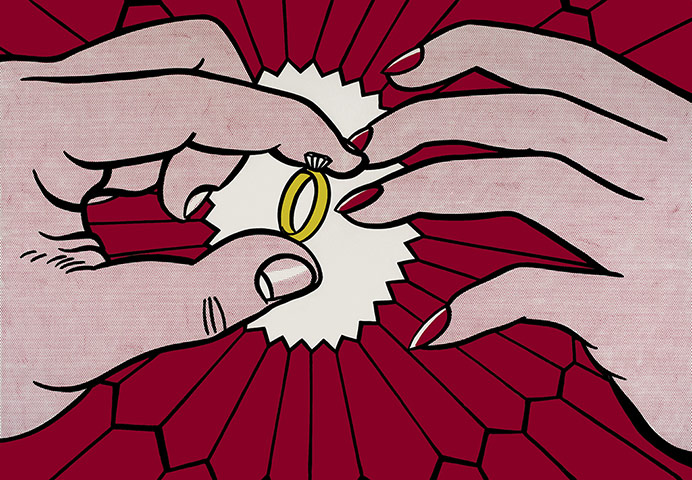 Roy Lichtenstein : The Ring (Engagement), 1962  by Roy Lichtenstein 