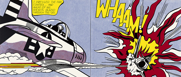 Roy Lichtenstein : Whaam! 1963  by Roy Lichtenstein 