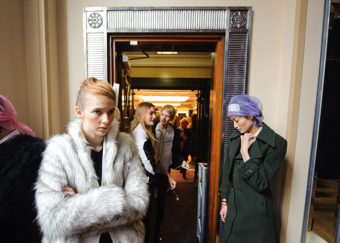 LFW - Day 2: Clements Ribiero Backstage