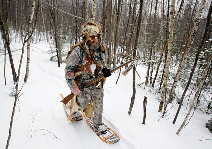 24 hours: Dalton, New Hampshire, US: Primitive Biathlon competitor